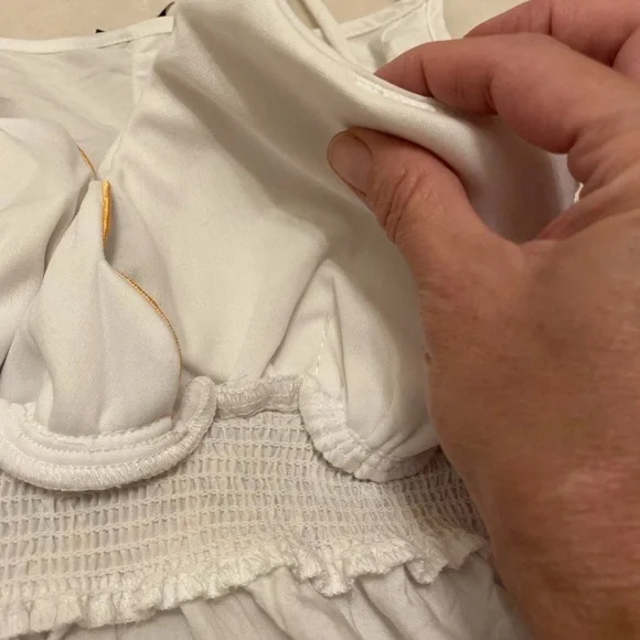 HeartSoul White and Navy Floral Tank Top - Picture 10 of 16